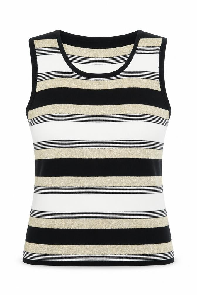 Front view of Roman women’s multicoloured striped knit jumper, size S