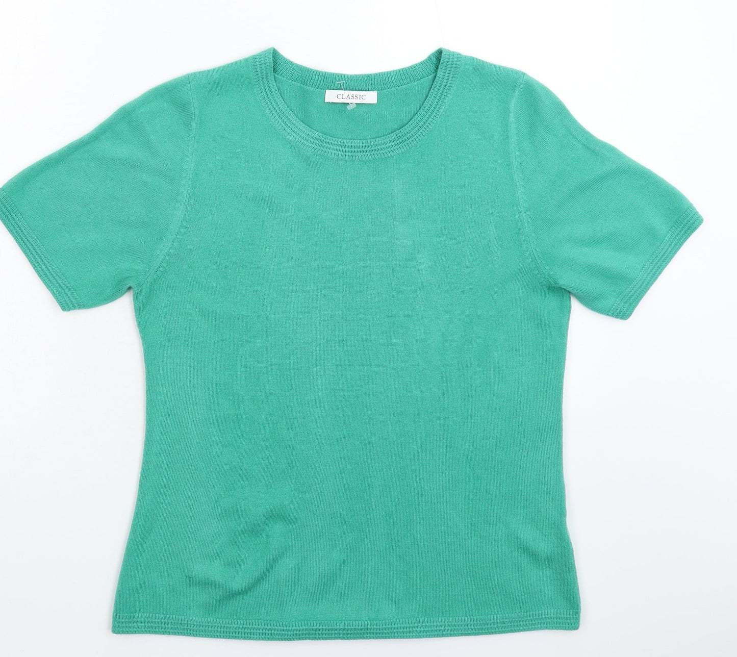 Marks and Spencer Womens Green  Knit Pullover Jumper Size M