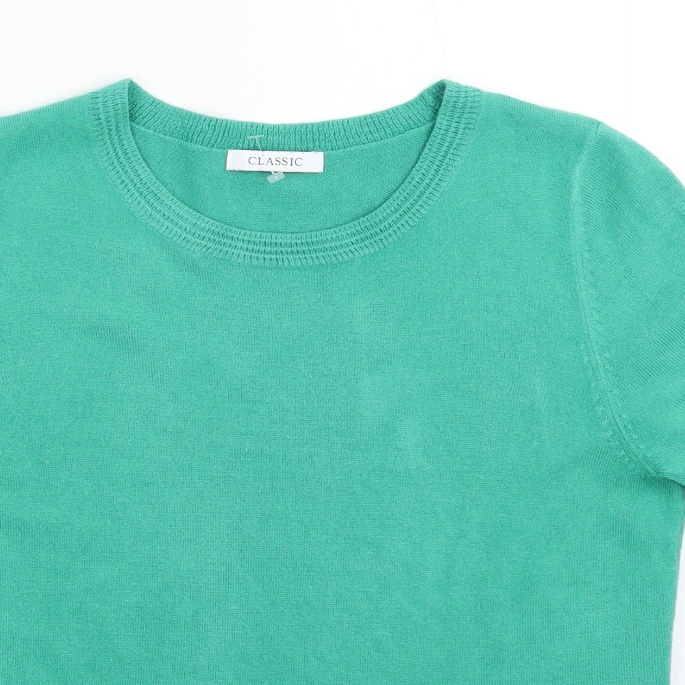 Marks and Spencer Womens Green  Knit Pullover Jumper Size M