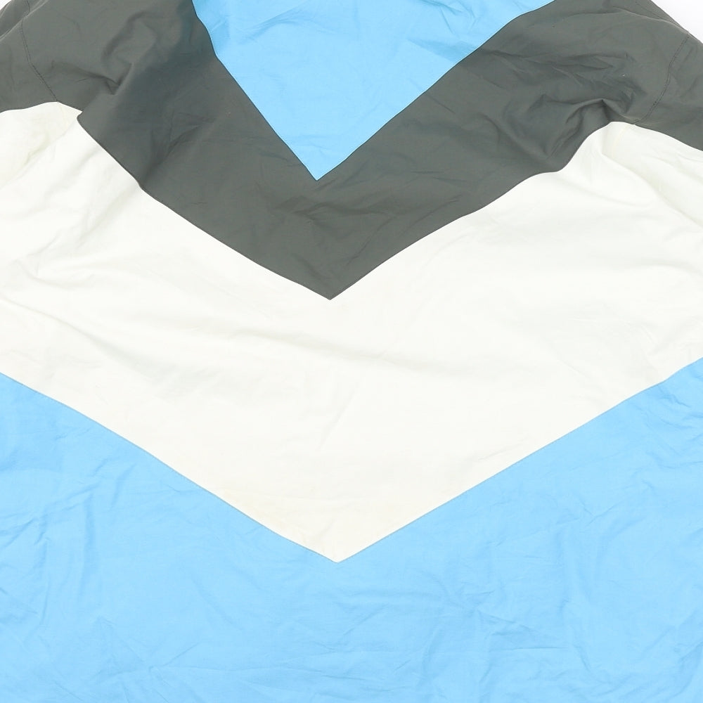 UB Womens Blue   Windbreaker Coat Size S