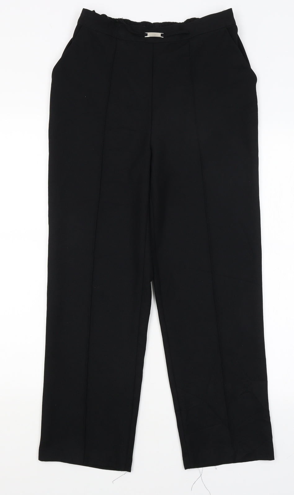 Papaya Womens Black   Trousers  Size 8 L26 in