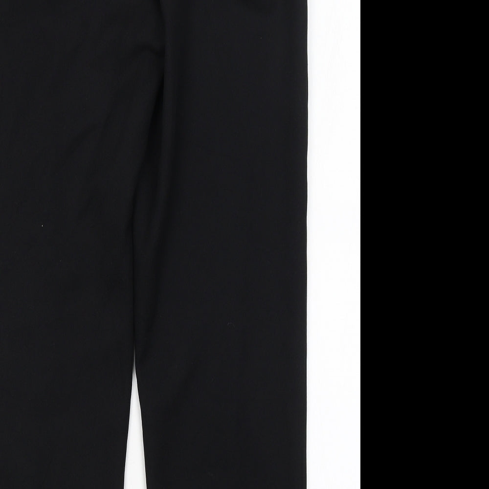 Papaya Womens Black   Trousers  Size 8 L26 in