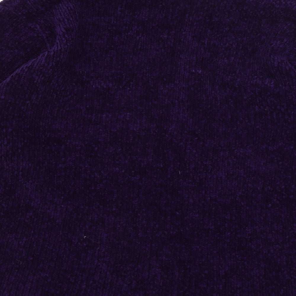 Alibi Womens Purple   Pullover Jumper Size S