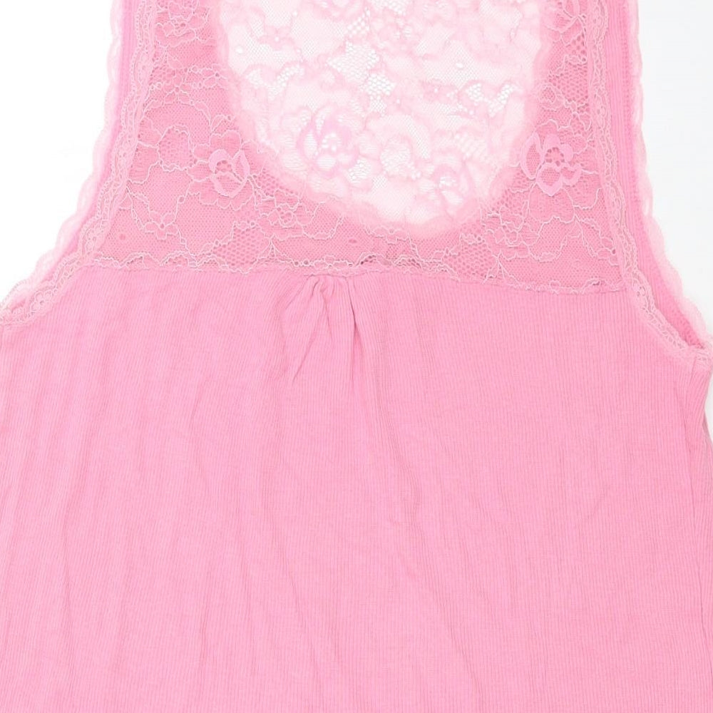 Limited Collection Womens Pink   Basic Tank Size 16
