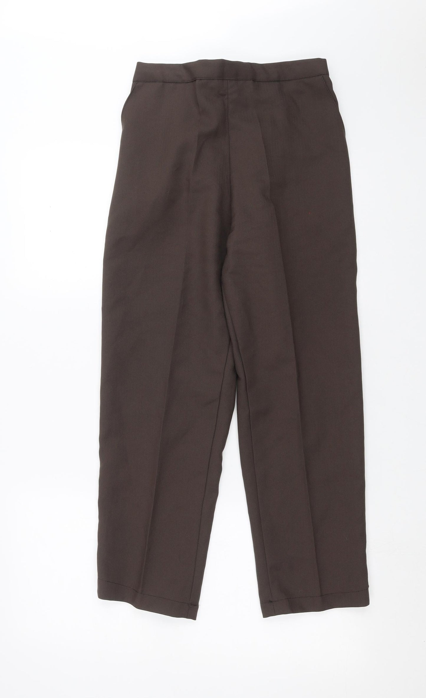 Preworn Womens Brown   Trousers  Size 12 L26 in