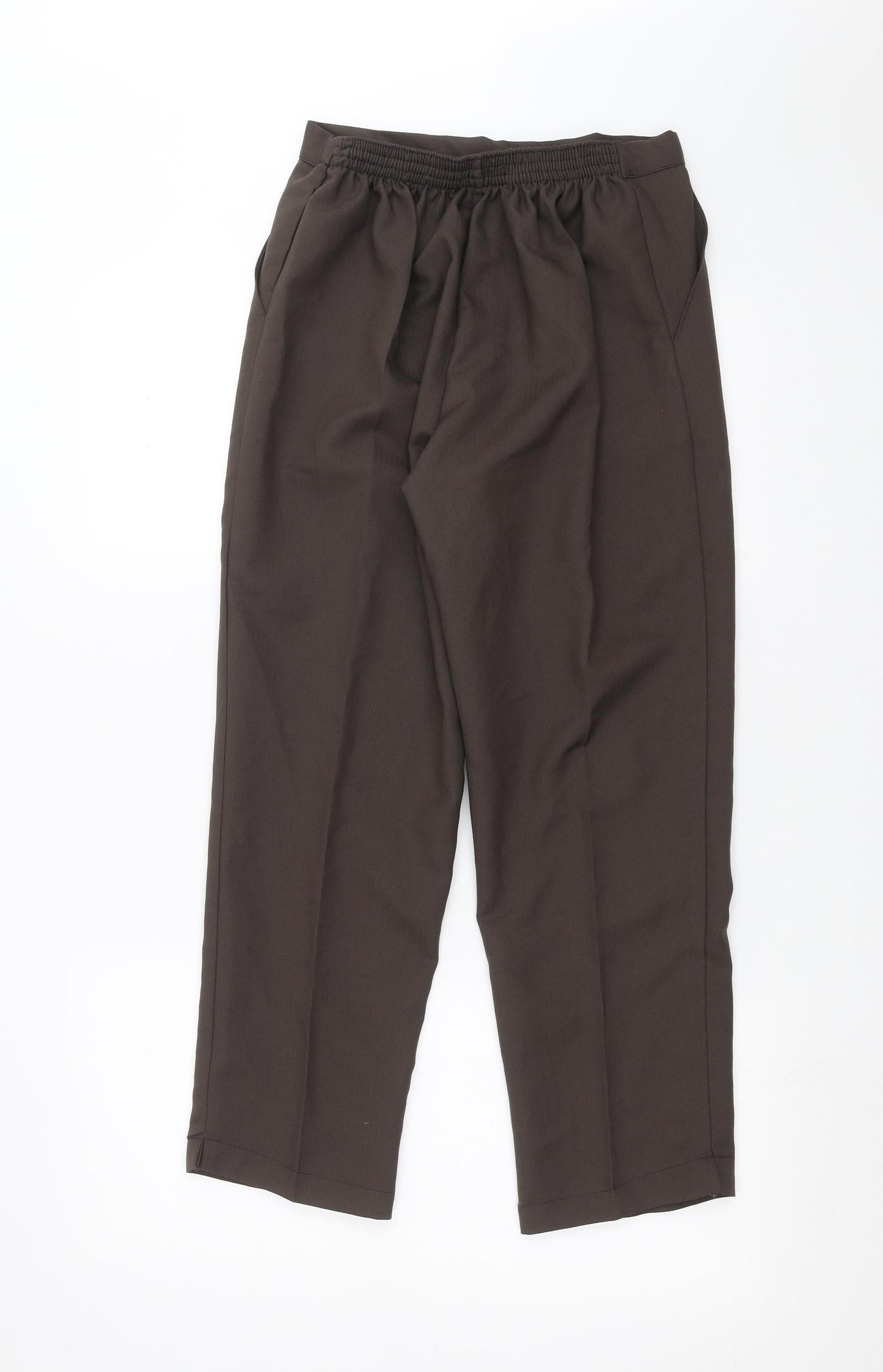 Preworn Womens Brown   Trousers  Size 12 L26 in