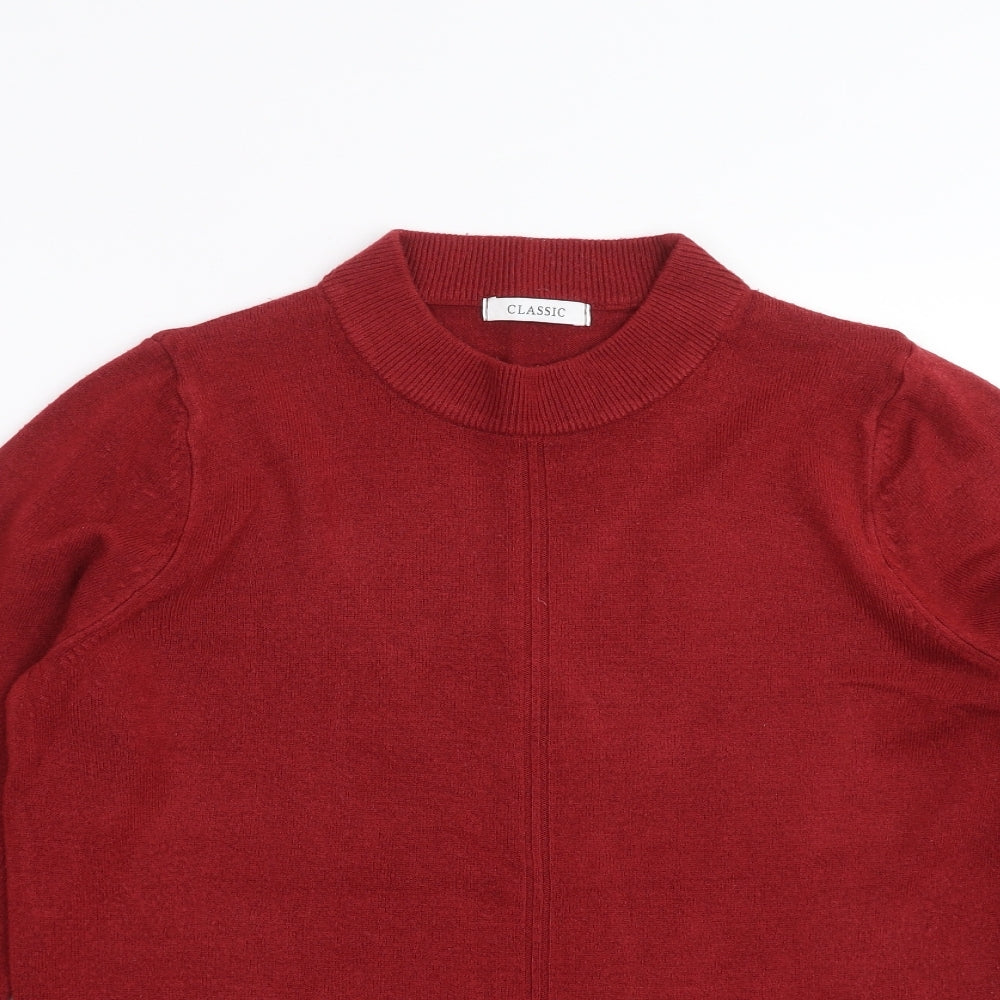 Marks and Spencer Womens Red  Knit Pullover Jumper Size 12