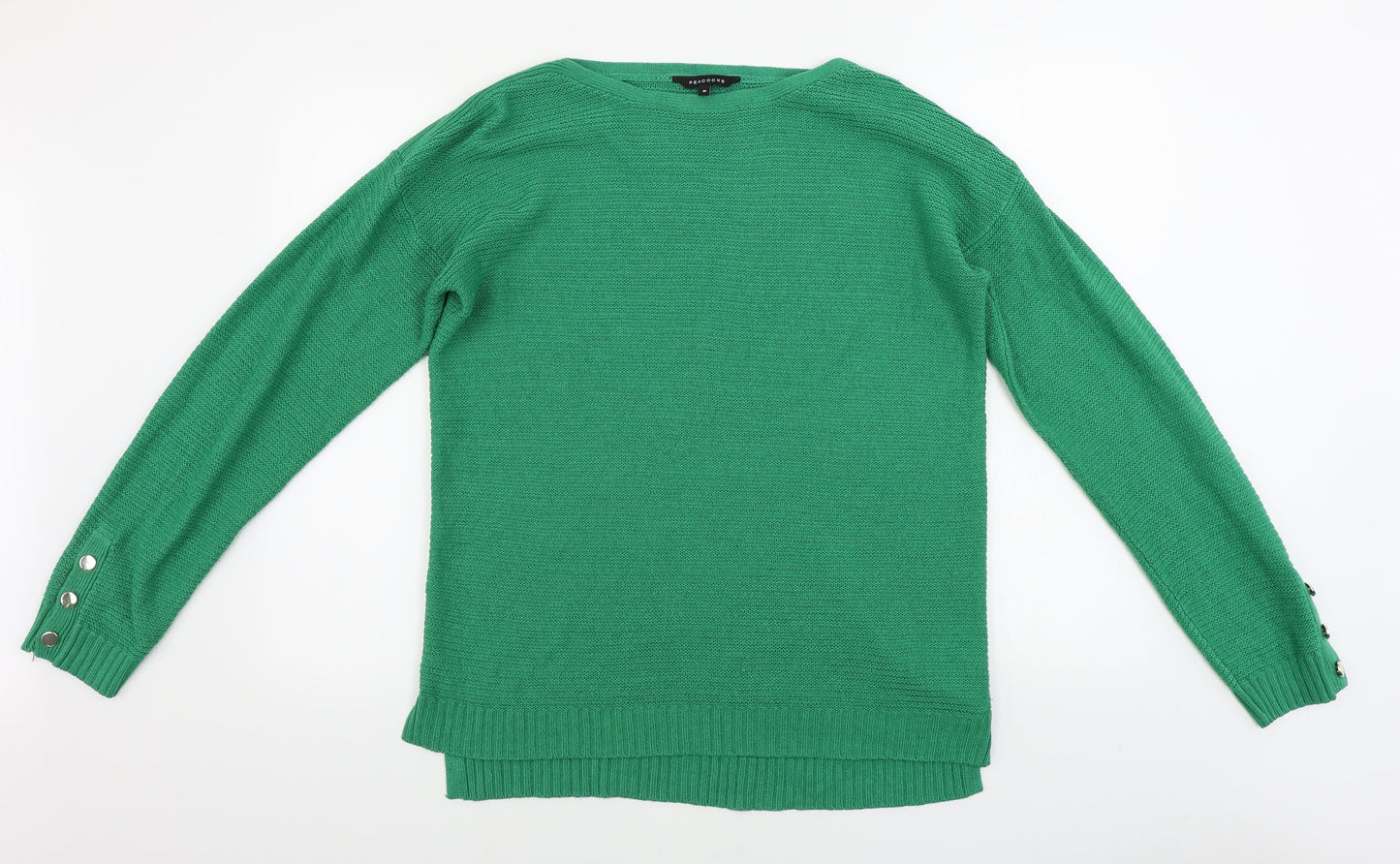 Peacocks  Womens Green   Pullover Jumper Size M