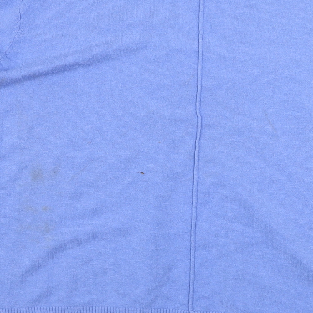 Paris Womens Blue   Cardigan Jumper Size L