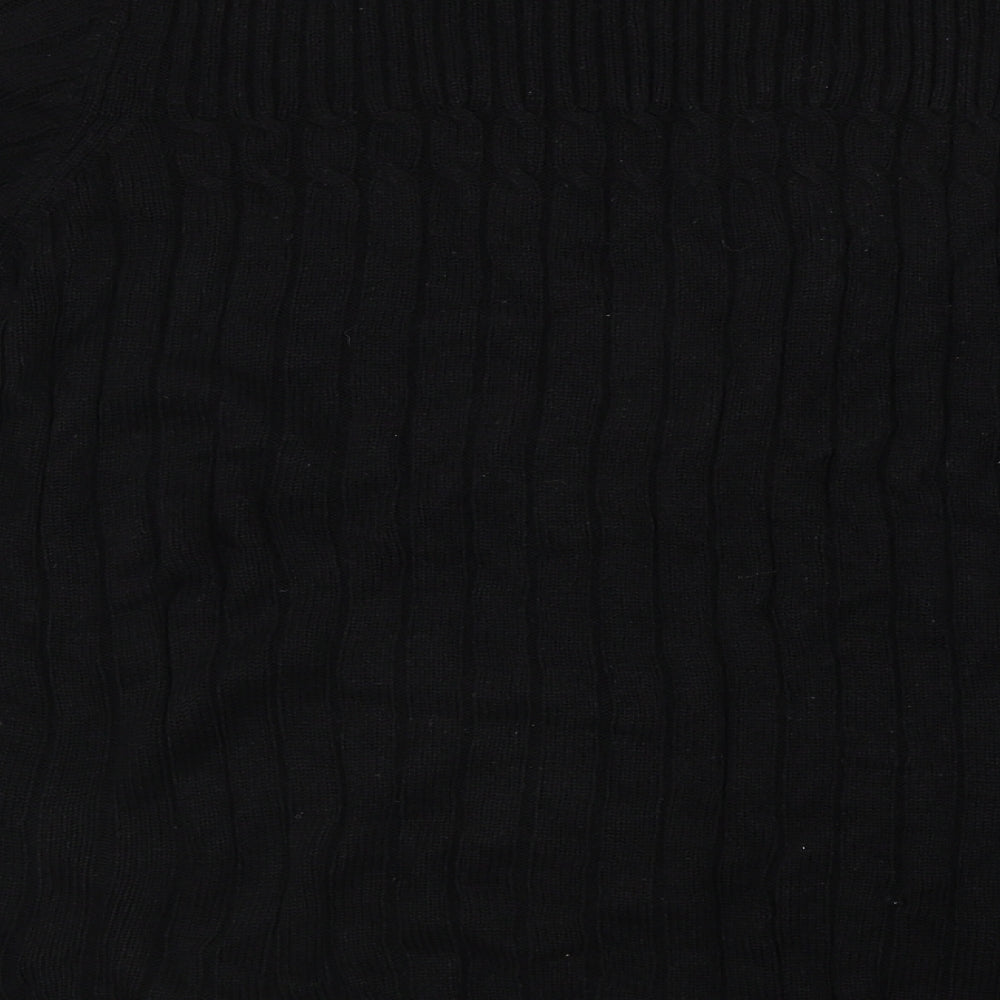 Aniela  Womens Black   Pullover Jumper Size L