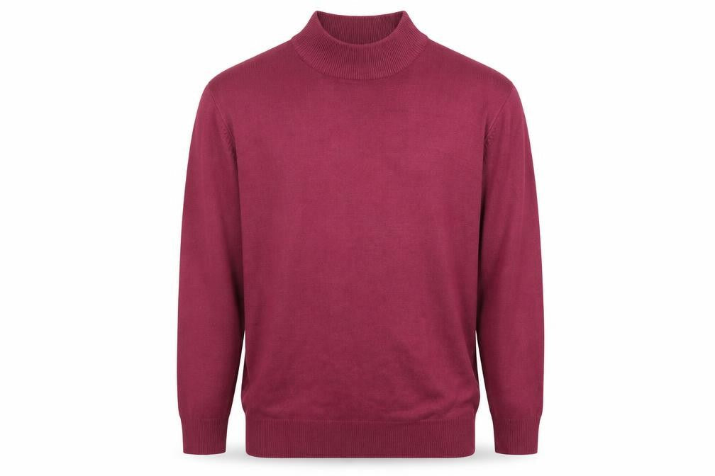 Front view of isabella men’s purple jumper, size S