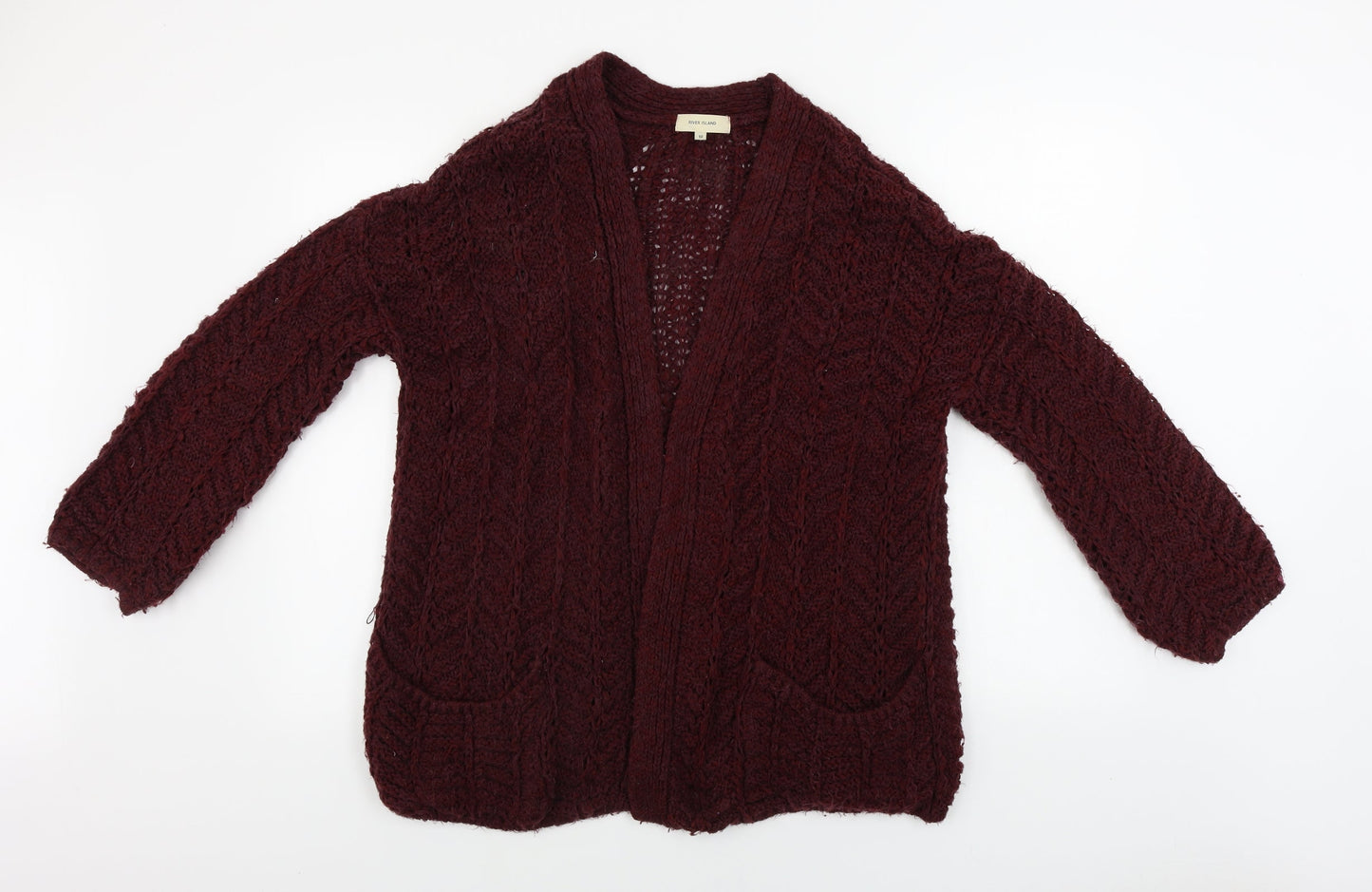 River Island  Womens Purple   Cardigan Jumper Size 10