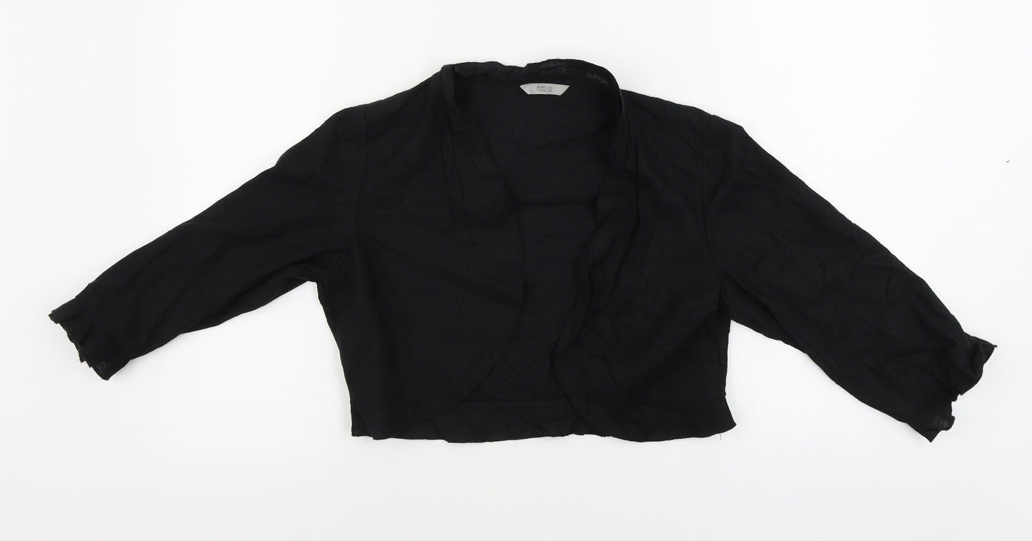 Marks and Spencer  Womens Black   Cardigan Jumper Size 14
