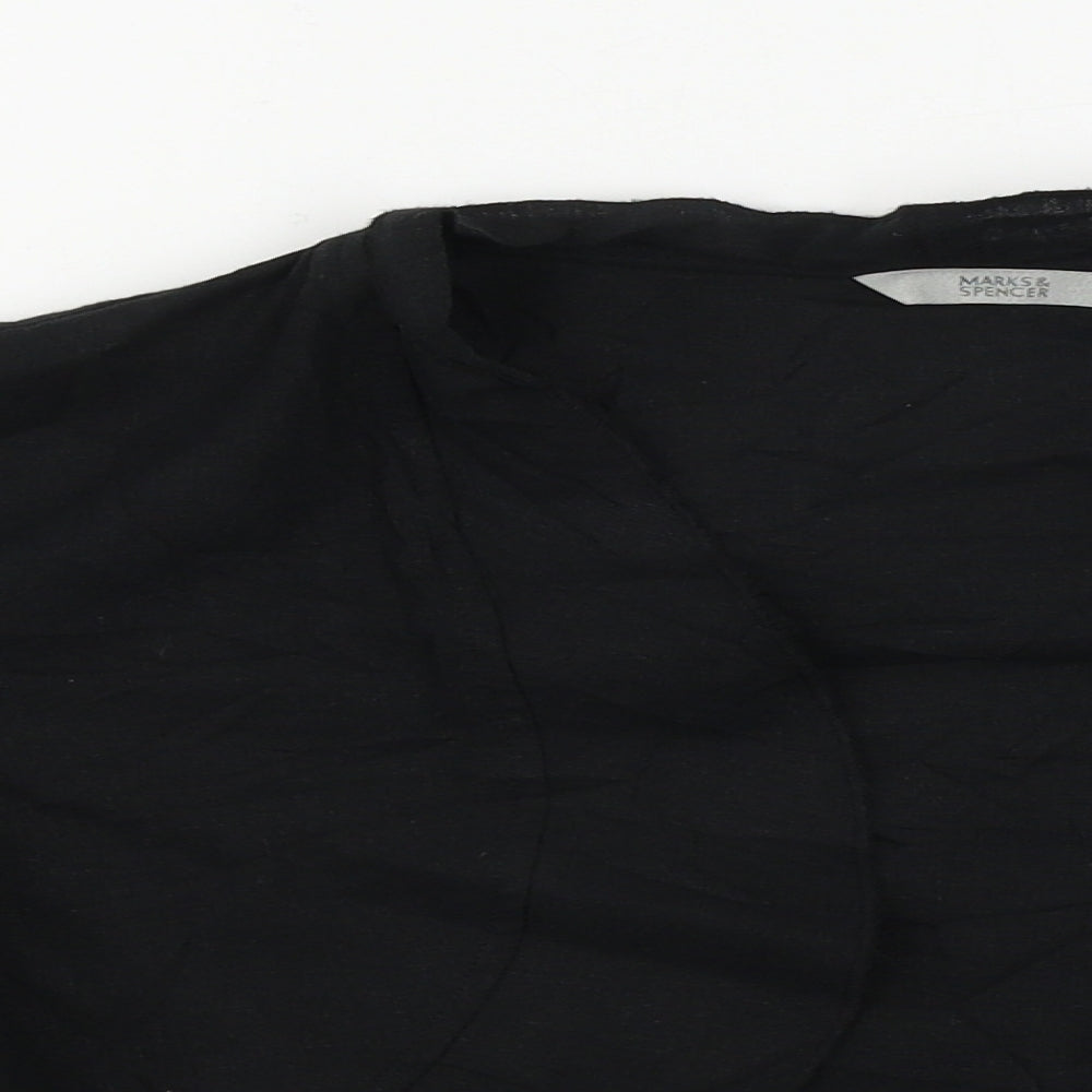 Marks and Spencer  Womens Black   Cardigan Jumper Size 14
