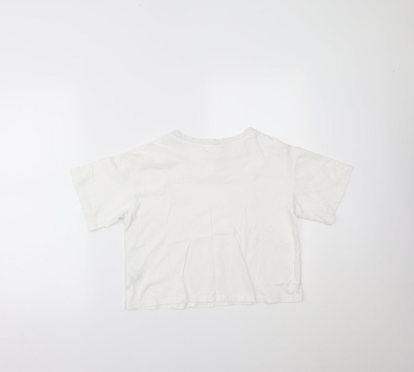 H&M Girls White   Basic T-Shirt Size 13-14 Years