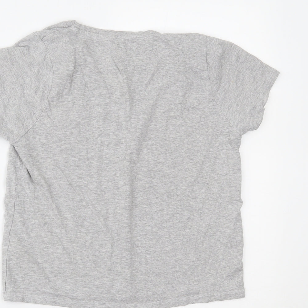 Boux Avenue Womens Grey   Basic T-Shirt Size 8