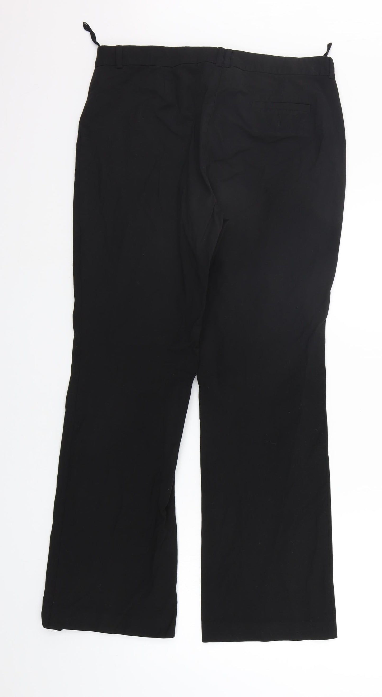 Marks and Spencer Womens Black   Trousers  Size 12 L30 in