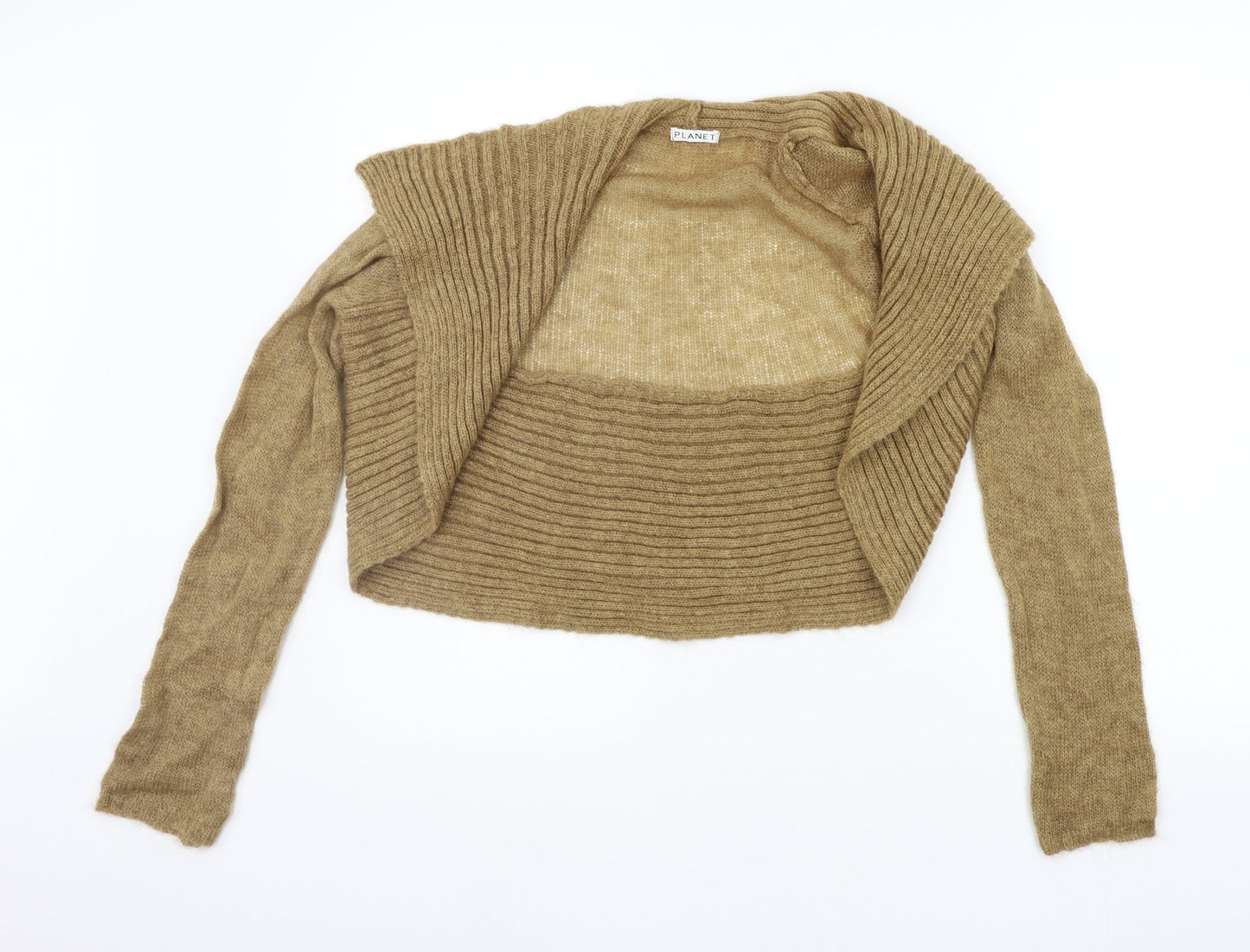 PLANET Womens Beige   Cardigan Jumper Size L