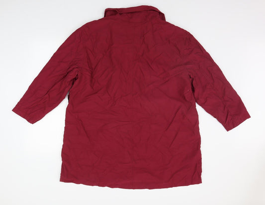 atouch of luxury Womens Red   Jacket Coat Size 16