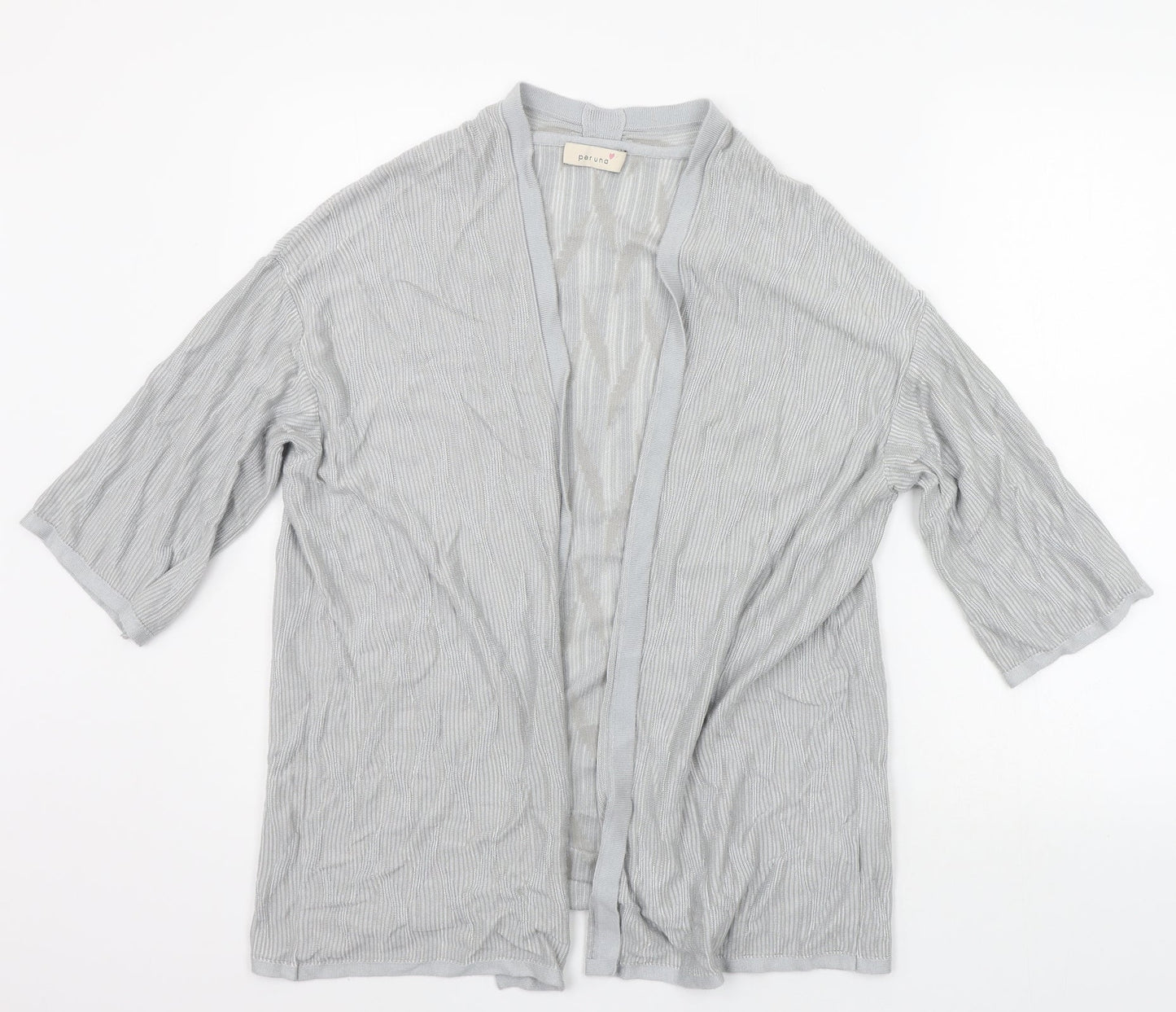 Per Una Womens Grey   Cardigan Jumper Size 16