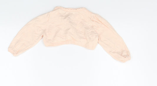Butterfly Baby Beige   Cardigan Jumper Size 9-12 Months