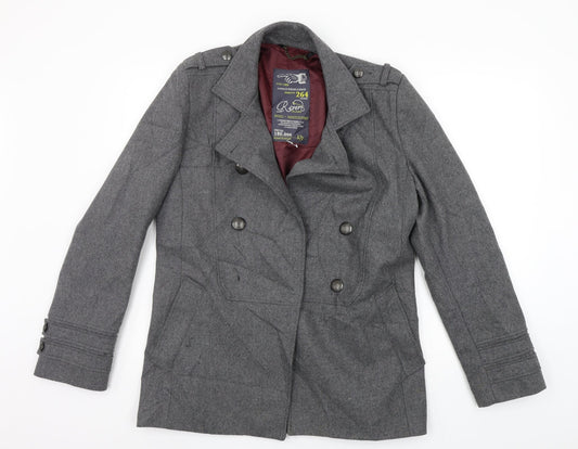 River Island Womens Grey   Jacket Coat Size S