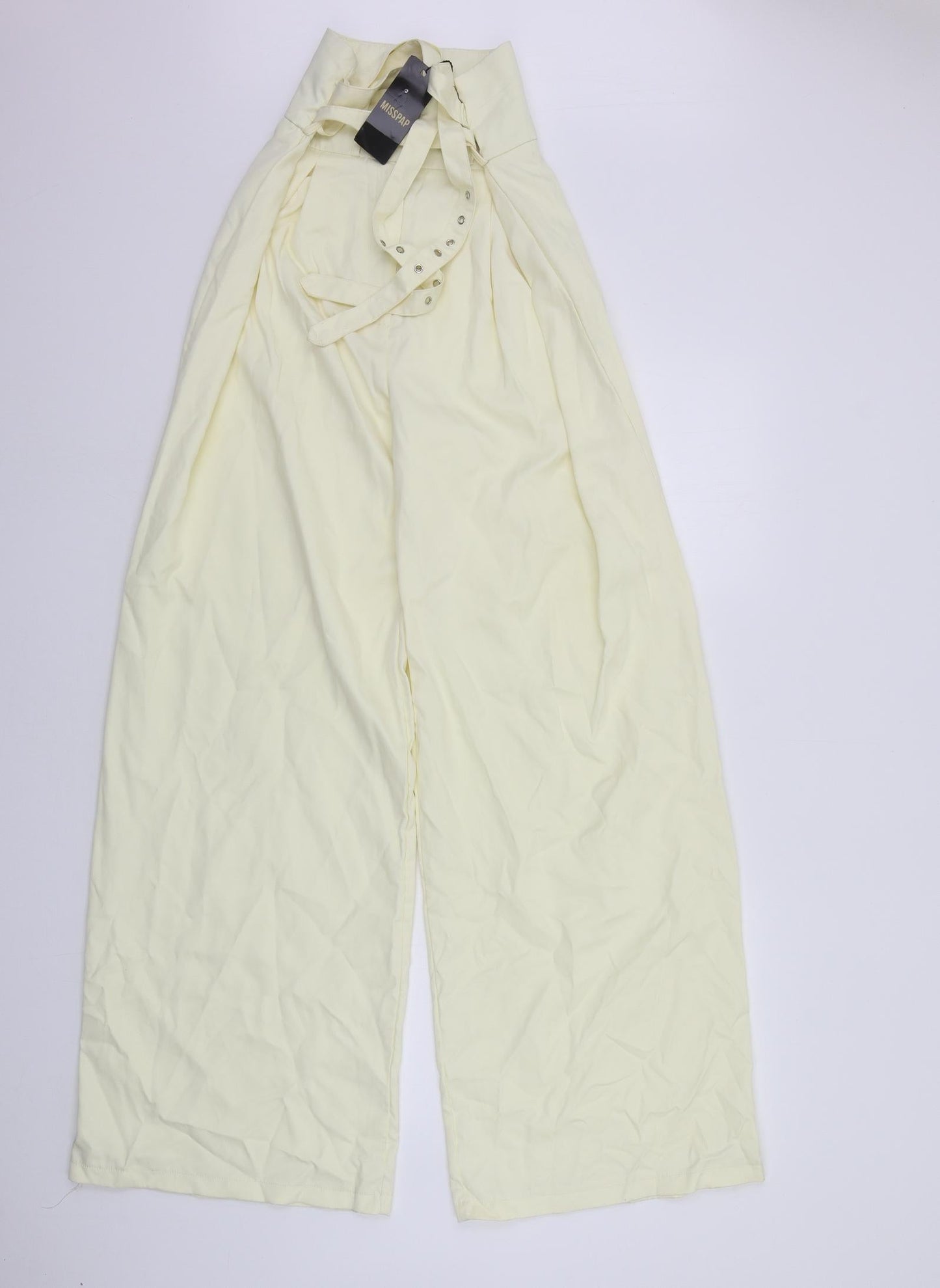 Misspap Womens Yellow   Trousers  Size 10 L33 in