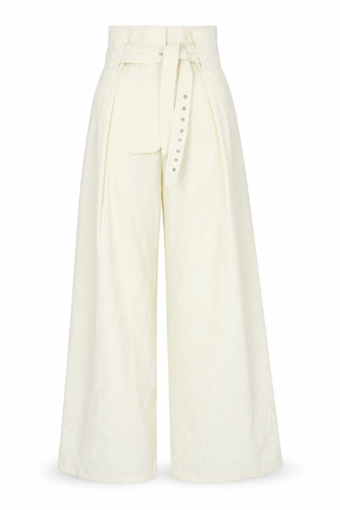 Misspap Womens Yellow   Trousers  Size 10 L33 in