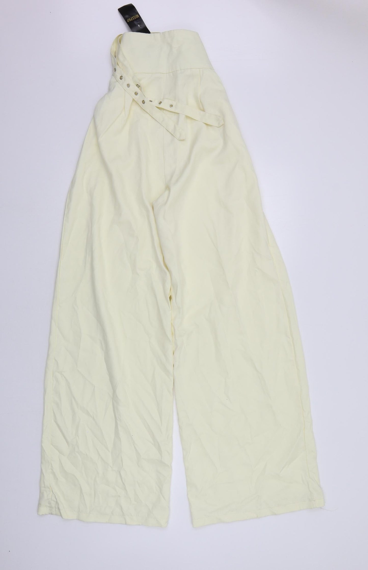 Misspap Womens Yellow   Trousers  Size 10 L33 in