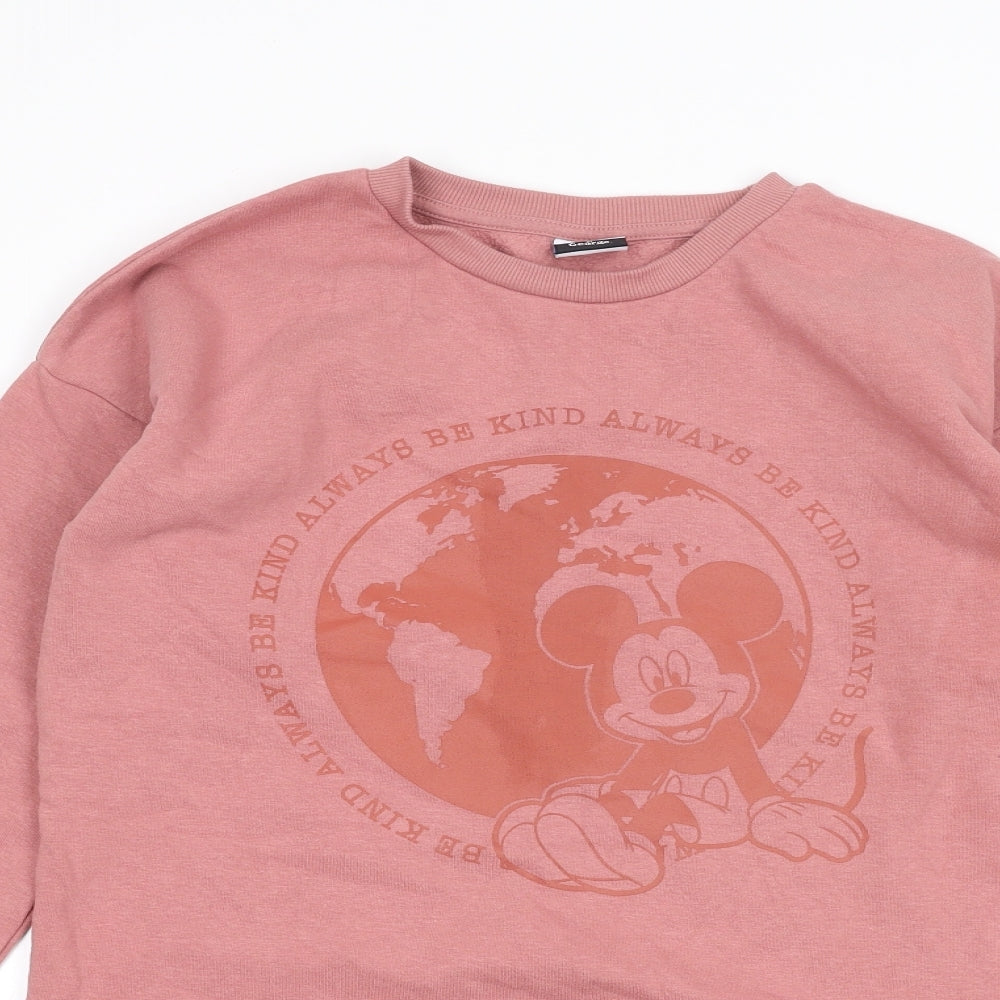 George Girls Pink   Pullover Jumper Size 12-13 Years