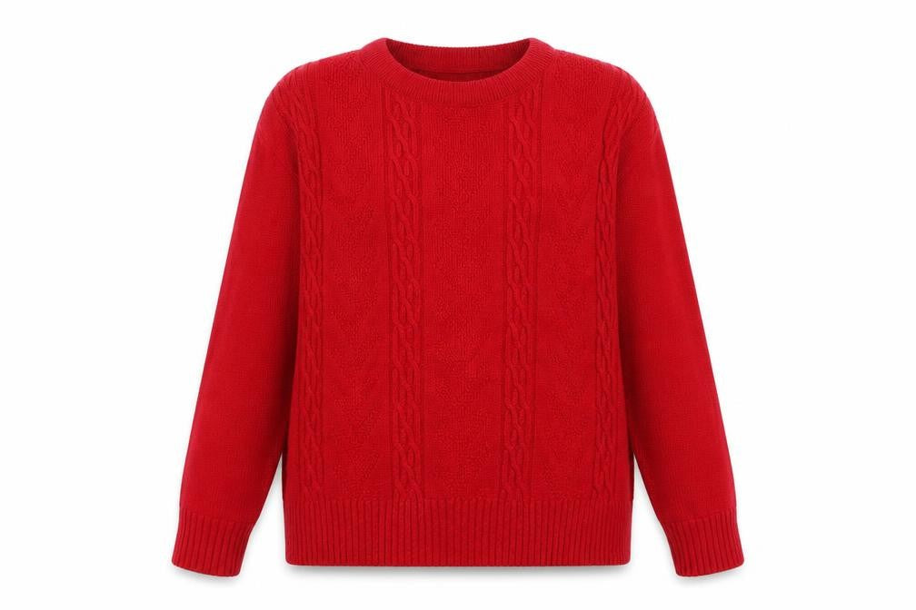 Choice Womens Red   Pullover Jumper Size XL