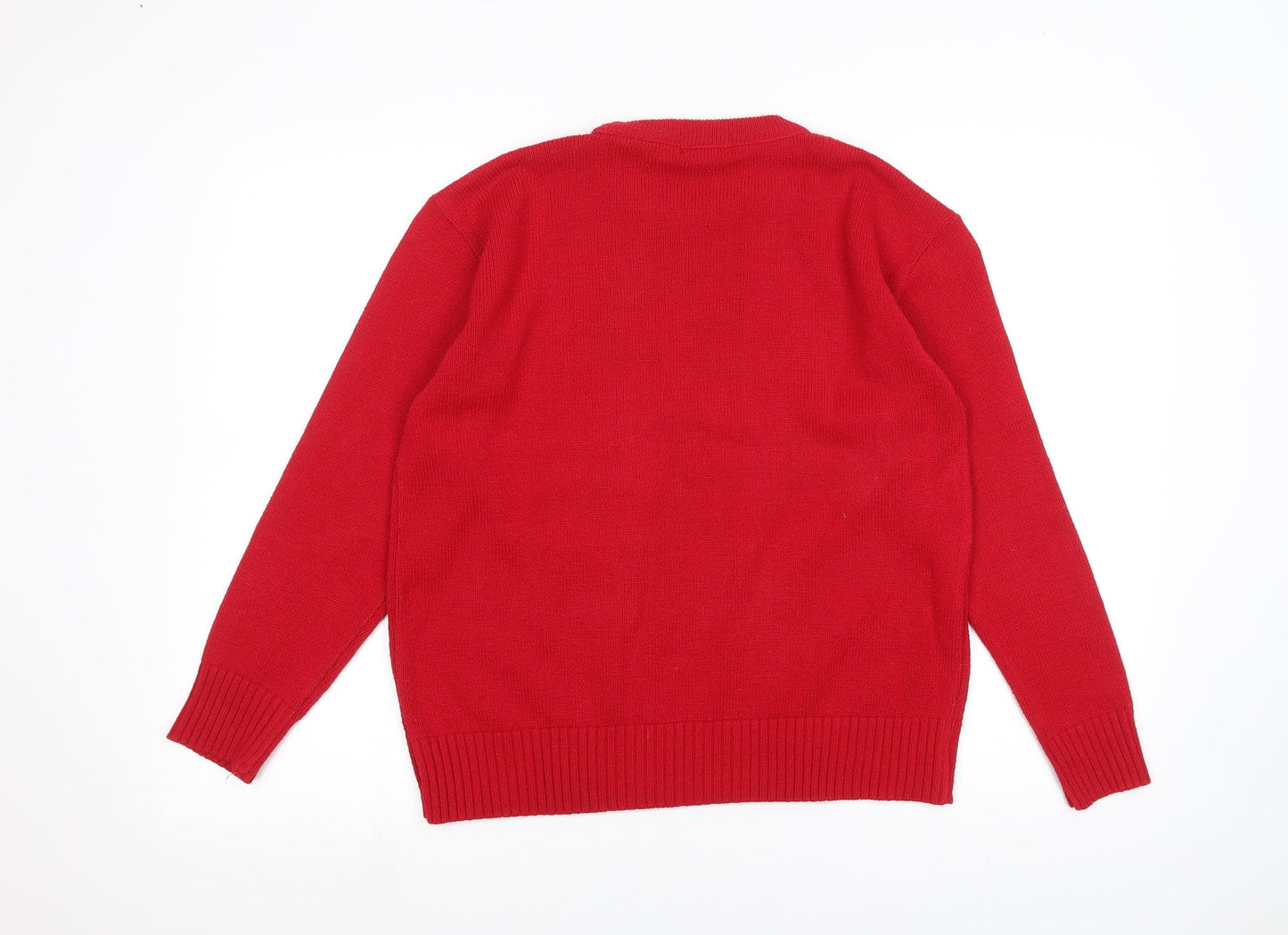 Choice Womens Red   Pullover Jumper Size XL