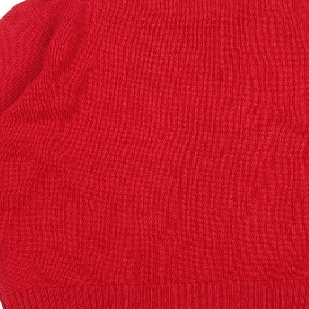 Choice Womens Red   Pullover Jumper Size XL