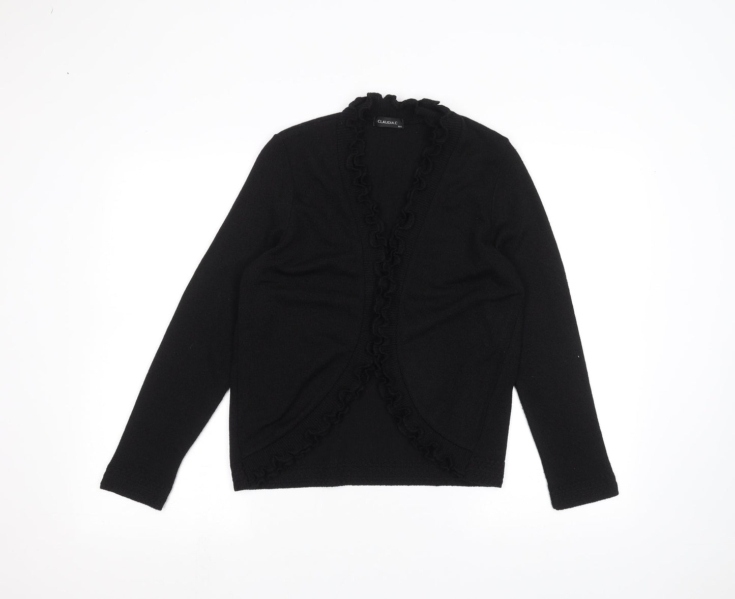 Claudia Ciuti Womens Black   Cape Jumper Size M