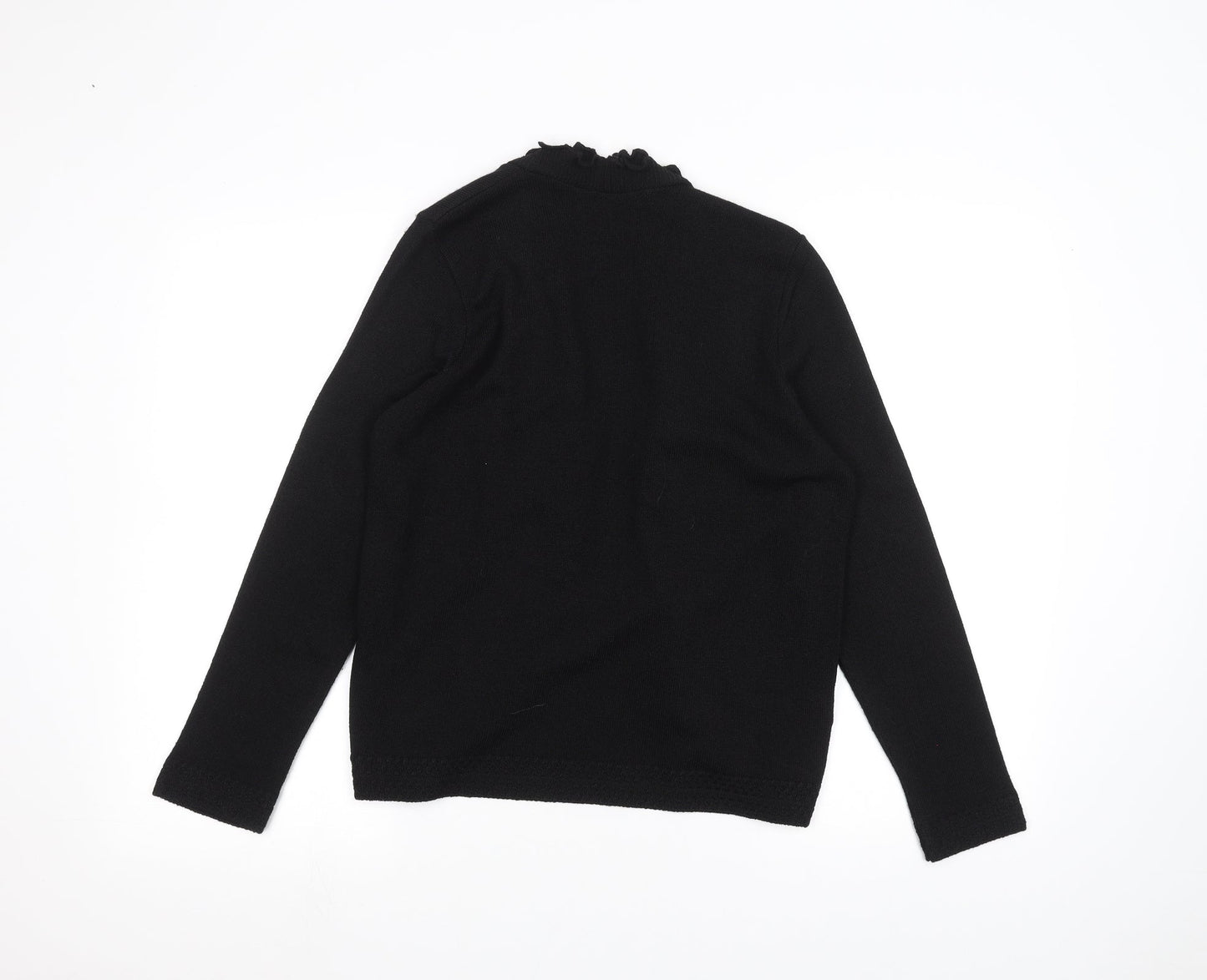 Claudia Ciuti Womens Black   Cape Jumper Size M
