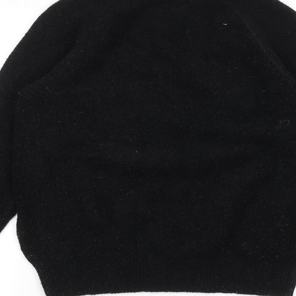 H&M Womens Black   Pullover Jumper Size XS