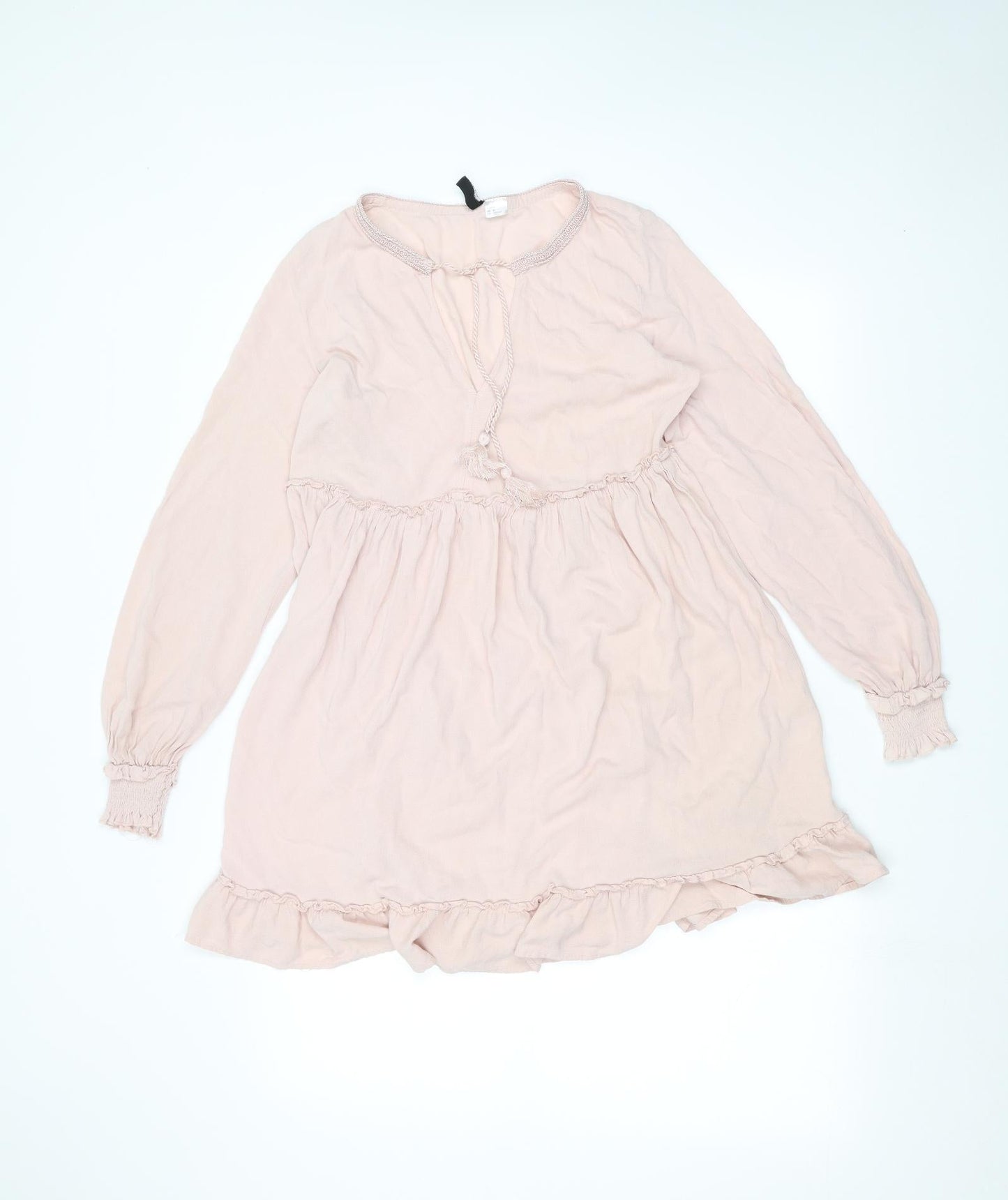 H&M Womens Pink   Basic Blouse Size M