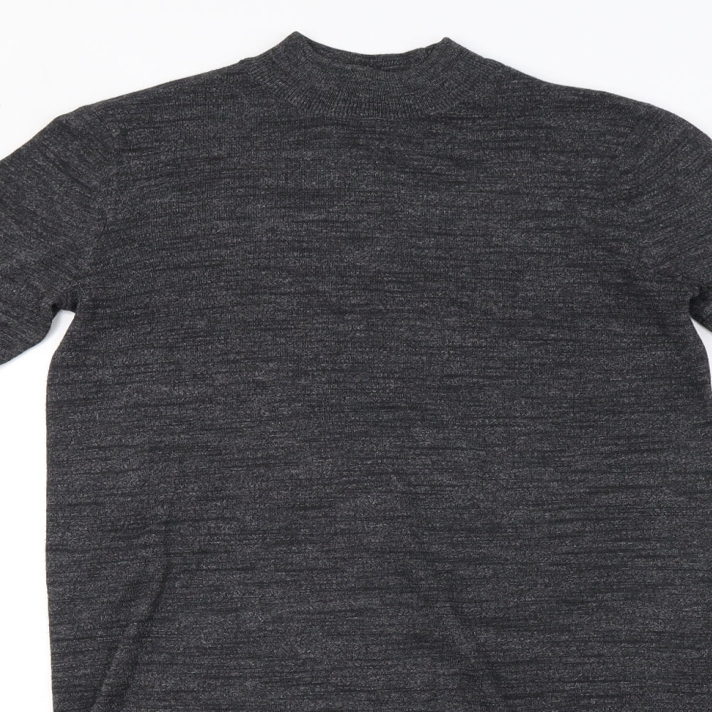 H&M Womens Grey  Knit A-Line  Size M
