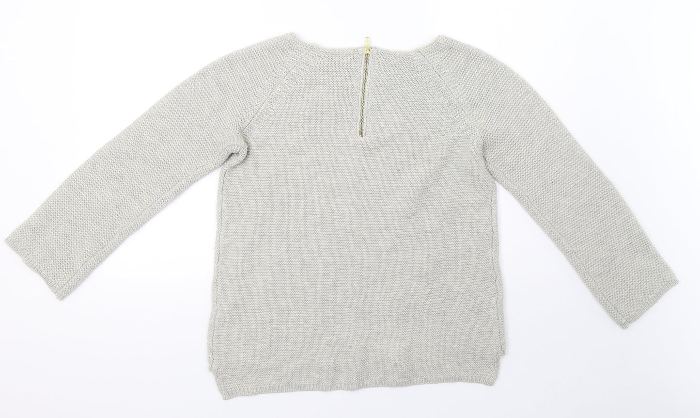 Primark Womens Beige  Knit Pullover Sweatshirt Size 10