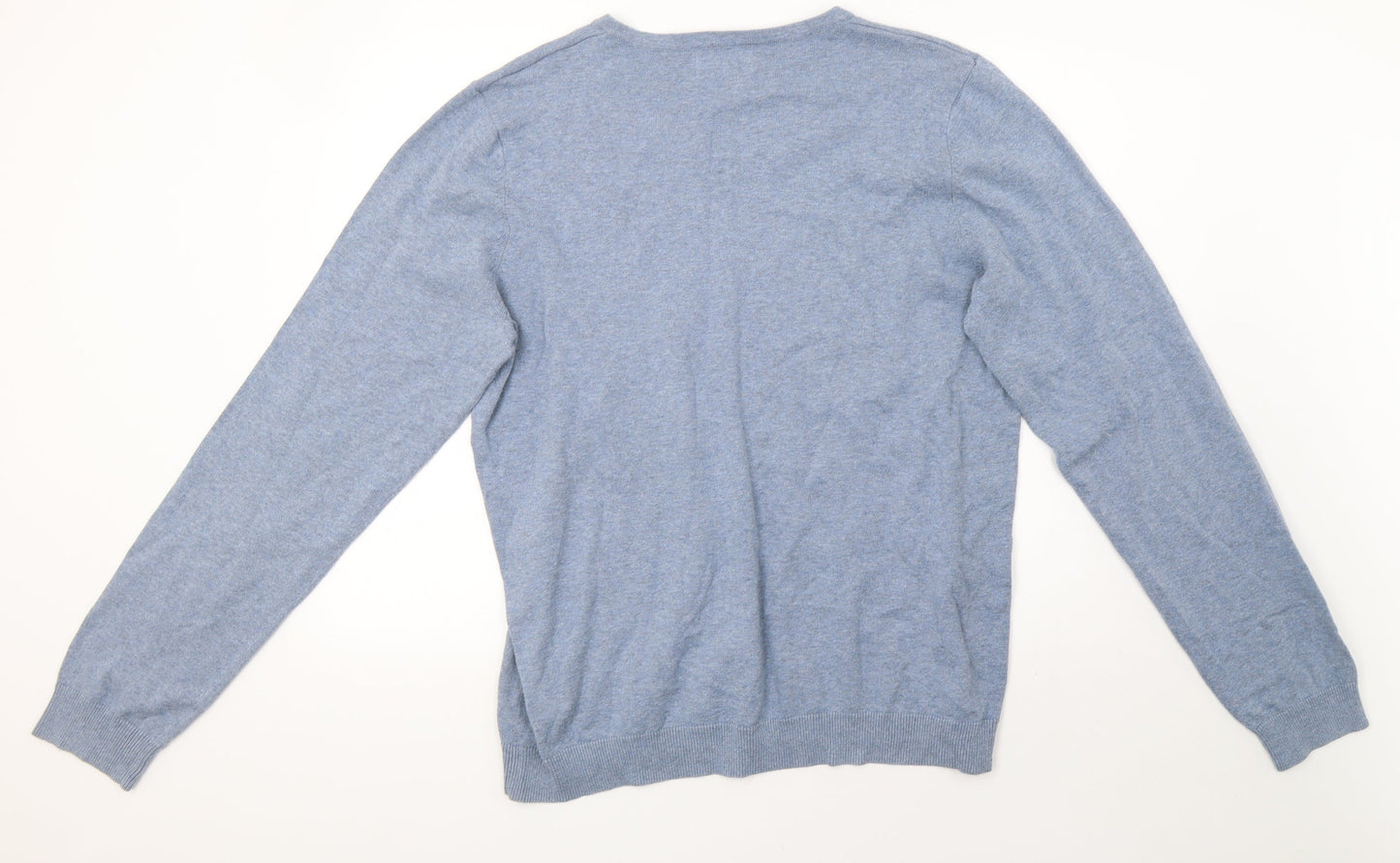 Topman Mens Blue  Knit Pullover Sweatshirt Size XL  - 44inch