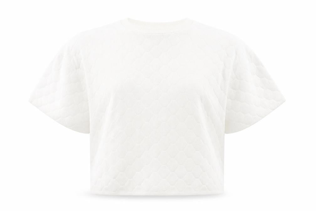 Womens UK 14 Regular Anthology White Pullover Sweatshirt