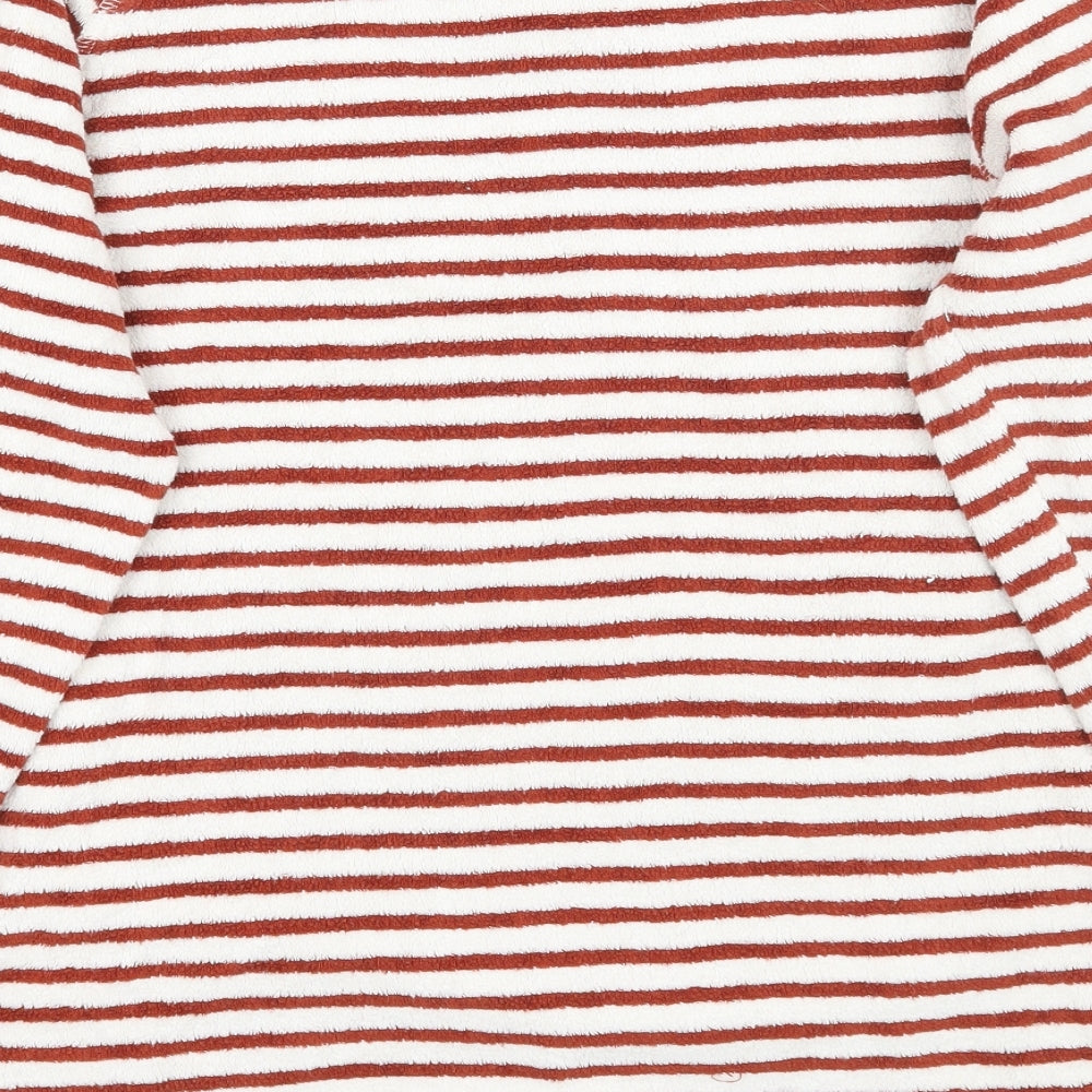 NEXT Womens White Striped  Pullover Jumper Size 6