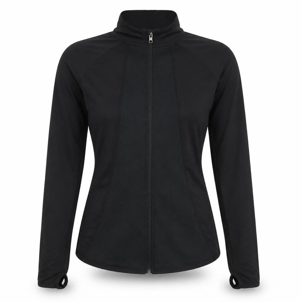 Womens UK Size 12  USA Pro Black Nylon Coat
