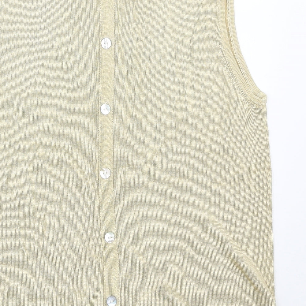 HONEY Womens Beige   Basic Tank Size M