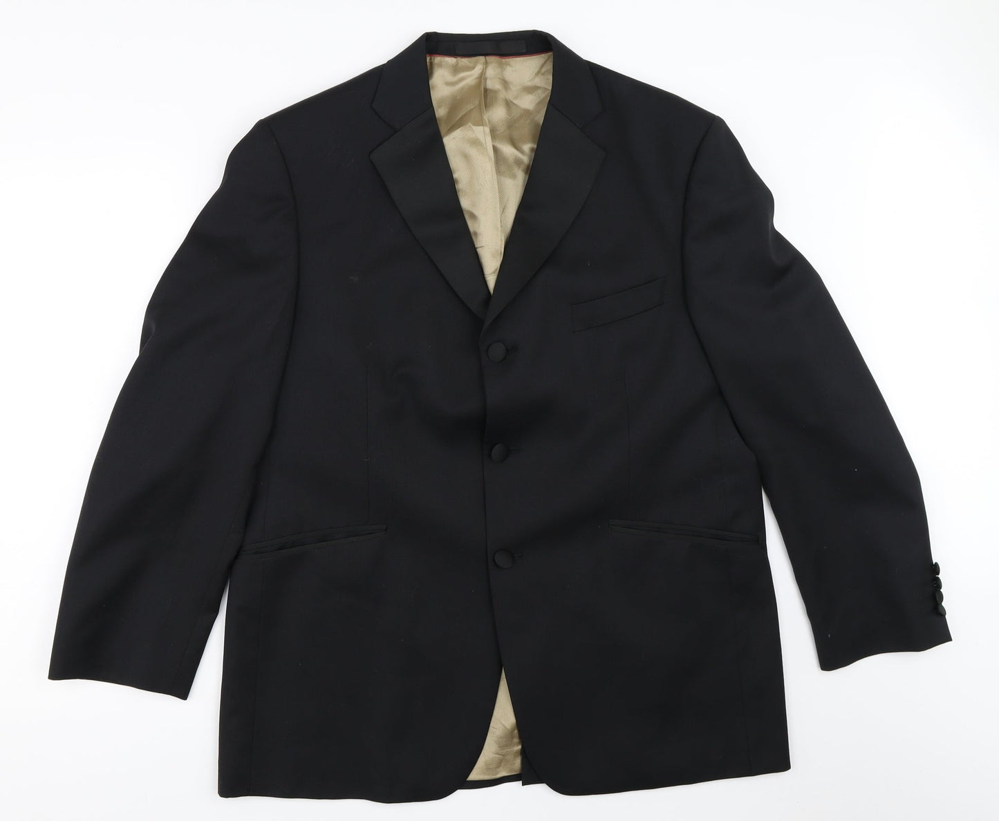 Preworn Mens Black   Jacket Blazer Size 42