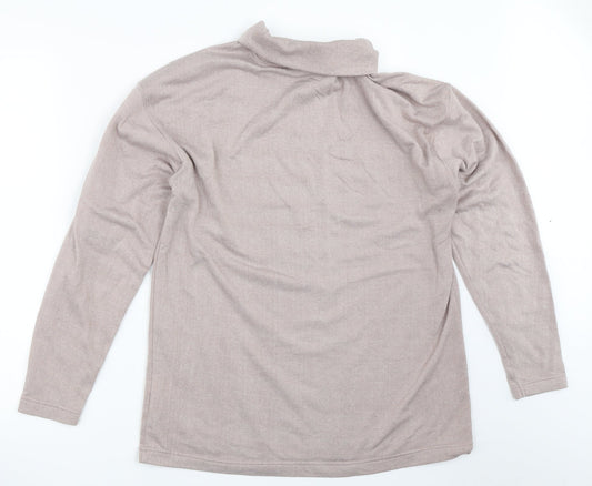 Outdoor Scene Mens Pink   Pullover Jumper Size S