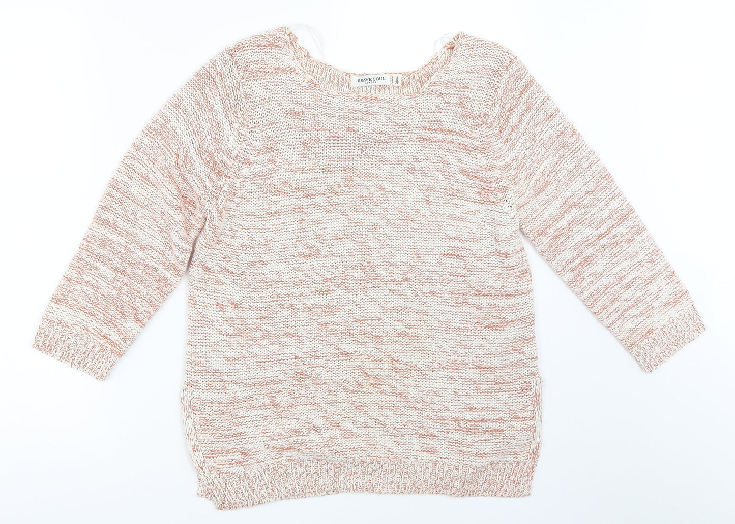 Brave Soul Womens Ivory   Pullover Jumper Size S