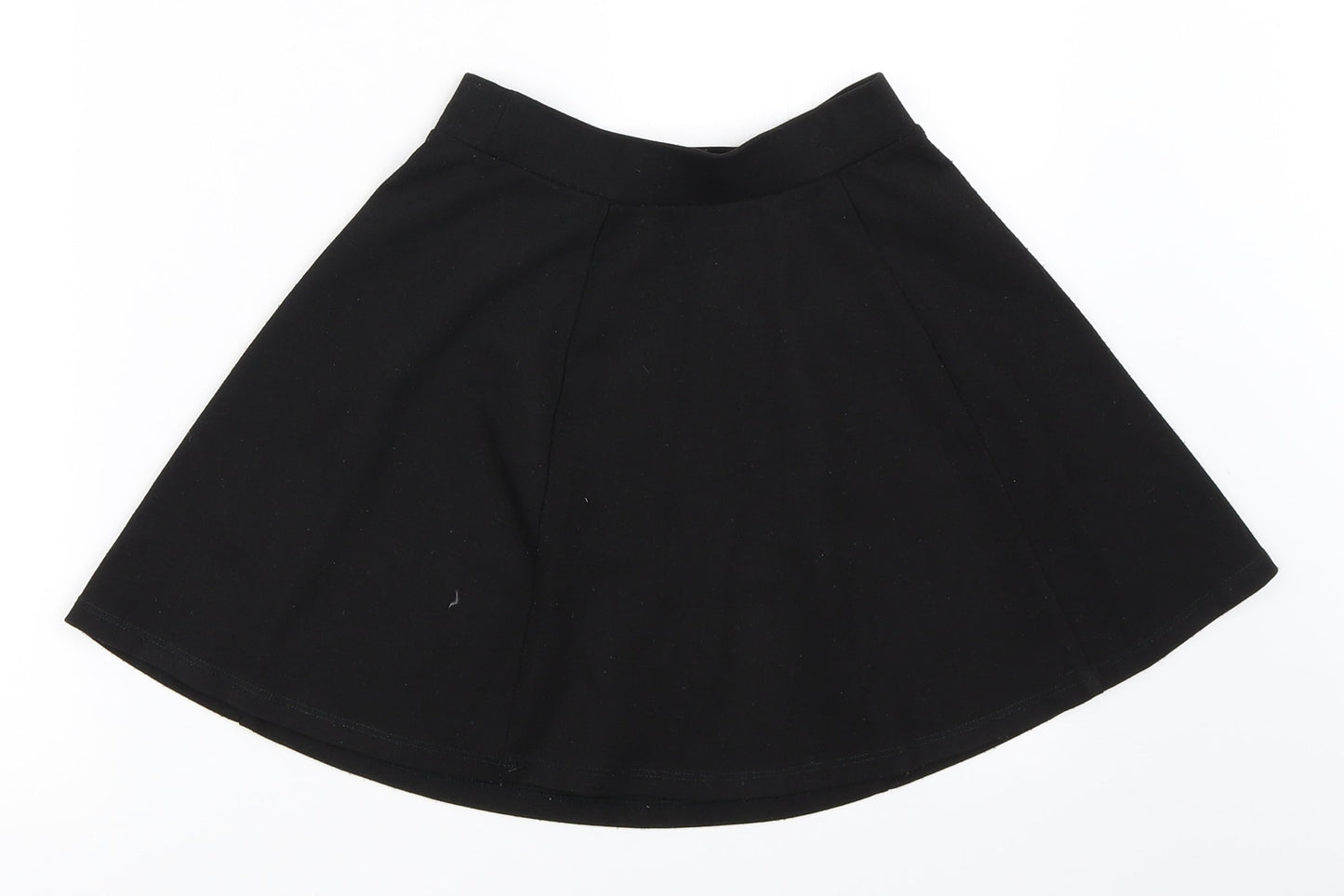 George Girls Black   Skater Skirt Size 7-8 Years