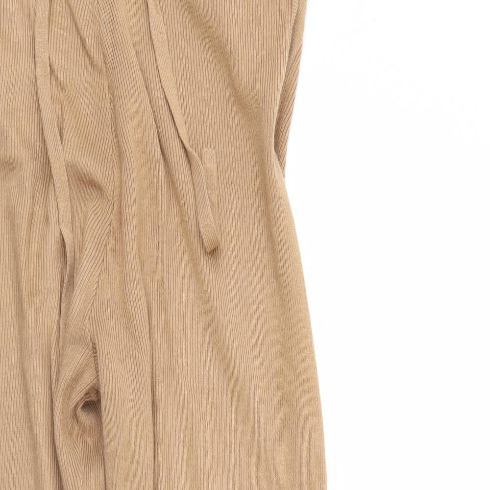 Boohoo Womens Brown   Jogger Trousers Size S L29 in
