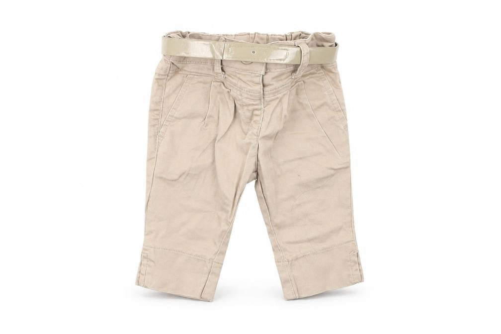Preworn Baby Beige  Denim Capri Jeans Size 3-6 Months